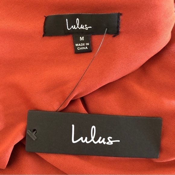 Lulus. Such Sophistication Rust Red Floral Print Pleated Maxi Dress. Medium - Picture 12 of 15